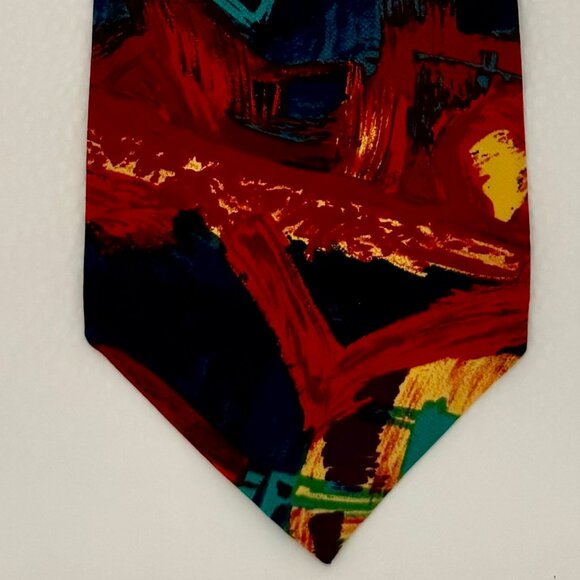 VTG NECKTIE SAVE THE CHILDREN "A HAPPY, HEALTHY CHILD HAS AN ACTIVE IMAGINATION" - Picture 3 of 8